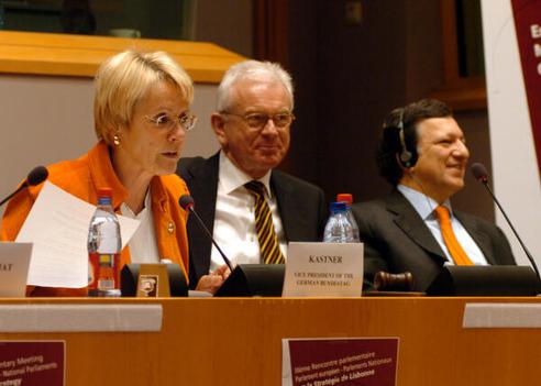 Kastner, Susanne; Pöttering, Hans-Gert; Barroso, José Manuel Europäisches Parlament