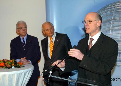 Lammert, Norbert; Pöttering, Hans-Gert; Verheugen, Günter Verbindungsbüro des Deutschen Bundestages in Brüssel