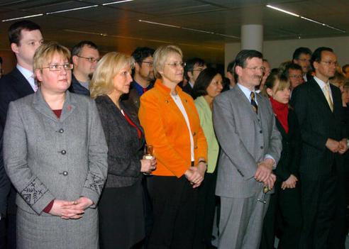 Solms, Hermann Otto; Kastner, Susanne; Enkelmann, Dagmar; Gleicke, Iris Verbindungsbüro des Deutschen Bundestages in Brüssel