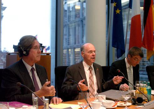 Debré, Jean-Louis; Lammert, Norbert; Schockenhoff, Andreas Paul-Löbe-Haus, Sitzungssaal