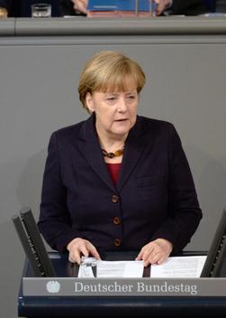Merkel, Angela Reichstagsgebäude, Plenarsaal