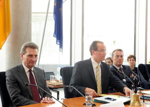 Krichbaum, Gunther; Oettinger, Günther Paul-Löbe-Haus, Sitzungssaal