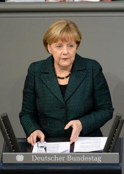 Merkel, Angela Reichstagsgebäude, Plenarsaal