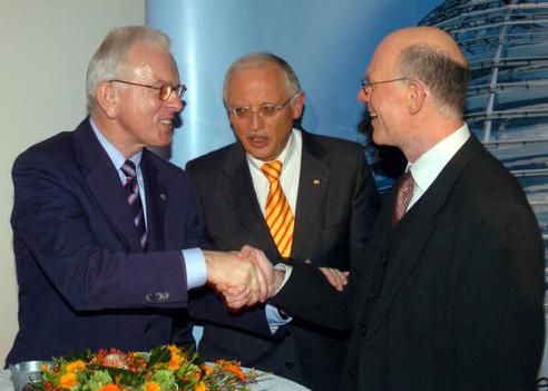 Lammert, Norbert; Pöttering, Hans-Gert; Verheugen, Günter Verbindungsbüro des Deutschen Bundestages in Brüssel
