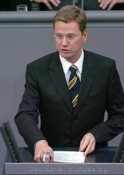Westerwelle, Guido Reichstagsgebäude, Plenarsaal