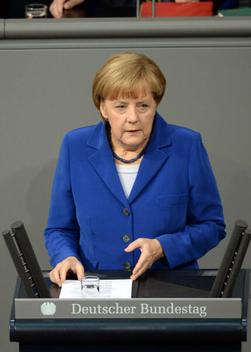 Merkel, Angela Reichstagsgebäude, Plenarsaal