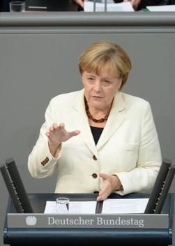 Merkel, Angela Reichstagsgebäude, Plenarsaal