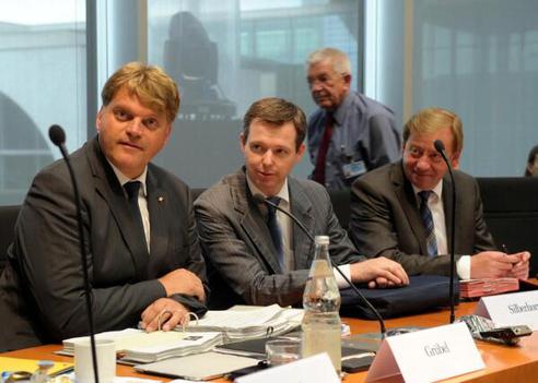 Grübel, Markus; Silberhorn, Thomas; Gädechens, Ingo Paul-Löbe-Haus, Sitzungssaal