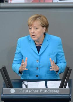 Merkel, Angela Reichstagsgebäude, Plenarsaal