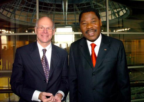 Lammert, Norbert; Yayi Boni, Thomas Reichstagsgebäude, Präsidialebene