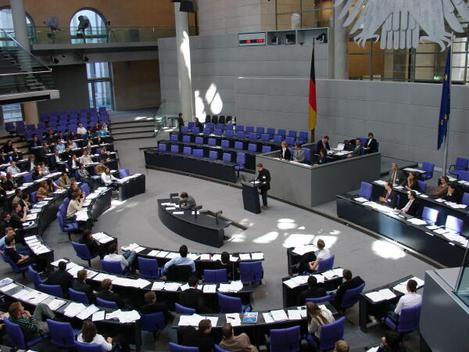Solms, Hermann Otto Reichstagsgebäude, Plenarsaalebene