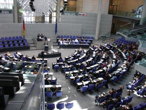  Reichstagsgebäude, Plenarsaalebene