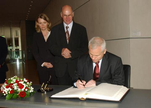Lammert, Norbert; Jurek, Marek Reichstagsgebäude, Präsidialebene