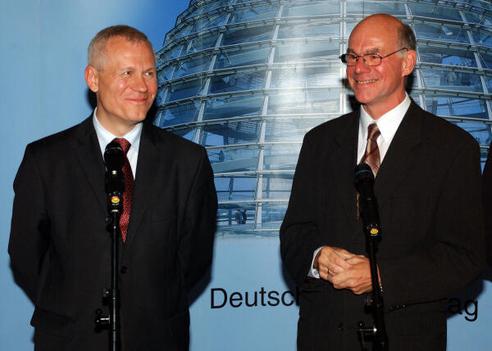 Lammert, Norbert; Jurek, Marek Reichstagsgebäude, Präsidialebene