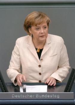 Merkel, Angela Reichstagsgebäude, Plenarsaal