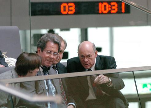 Lammert, Norbert; Debré, Jean-Louis Reichstagsgebäude, Plenarsaal