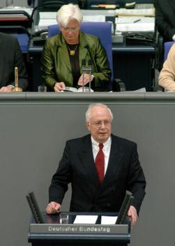 Hasselfeldt, Gerda; Hagemann, Klaus Reichstagsgebäude, Plenarsaal