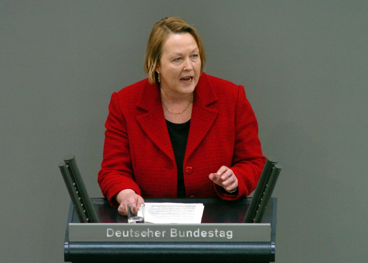 Stokar von Neuforn, Silke Silke Stokar von Neuforn, MdB, Bündnis 90/Die Grünen, Rede, Deutscher Bundestag, 25.Sitzung, ZP, Thema: Akt. Std., DIE LINKE, Tarifstreit im öffentlichen Dienst.; Rednerpult