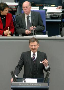 Solms, Hermann Otto; Lammert, Norbert Reichstagsgebäude, Plenarsaal