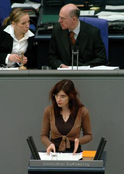 Golze, Diana; Lammert, Norbert Reichstagsgebäude, Plenarsaal