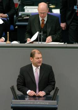 Scholz, Olaf; Lammert, Norbert Reichstagsgebäude, Plenarsaal