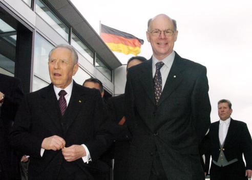 Lammert, Norbert; Ciampi, Carlo Azeglio Reichstagsgebäude, Kuppel