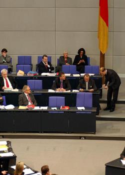 Müller, Gerd; Neumann, Bernd; Kues, Hermann; Thönnes, Franz; Göhner, Reinhard Reichstagsgebäude, Plenarsaal