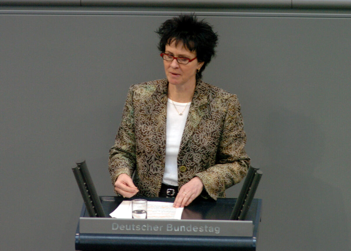Zimmermann, Sabine Sabine Zimmermann, MdB, DIE LINKE., Rede Deutscher Bundestag, 16. Sitzung, TOP4, Thema: Mittelstandsförderung.; Rednerpult.
