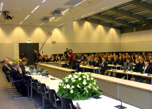 Lammert, Norbert; Cramer, Ernst; Peter, Sönke Reichstagsgebäude, Fraktionssaal CDU/CSU