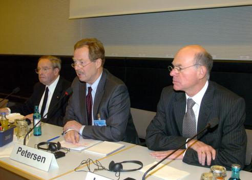 Lammert, Norbert; Cramer, Ernst; Peter, Sönke Reichstagsgebäude, Fraktionssaal CDU/CSU