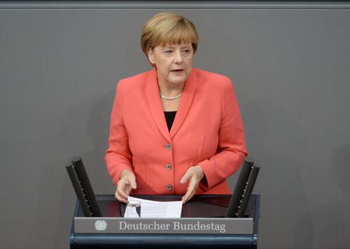 Merkel, Angela Reichstagsgebäude, Plenarsaal