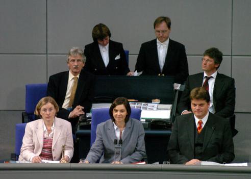 Grübel, Markus; Scharfenberg, Elisabeth; Göring-Eckardt, Katrin Reichstagsgebäude, Plenarsaal