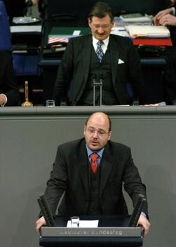 Kampeter, Steffen; Solms, Hermann Otto Reichstagsgebäude, Plenarsaal