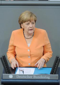 Merkel, Angela Reichstagsgebäude, Plenarsaal