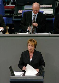 Lammert, Norbert; Evers-Meyer, Karin Reichstagsgebäude, Plenarsaal