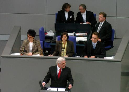 Liebing, Ingbert; Steinmeier, Frank-Walter; Göring-Eckardt, Katrin Reichstagsgebäude, Plenarsaal