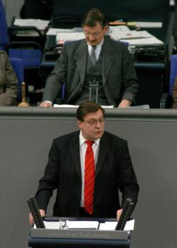 Tauss, Jörg; Solms, Hermann Otto Reichstagsgebäude, Plenarsaal