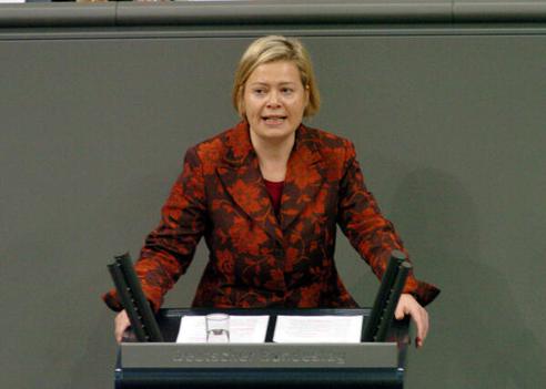 Lötzsch, Gesine Reichstagsgebäude, Plenarsaal