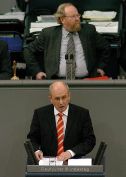 Kauder, Volker; Thierse, Wolfgang Reichstagsgebäude, Plenarsaal