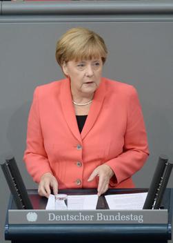 Merkel, Angela Reichstagsgebäude, Plenarsaal