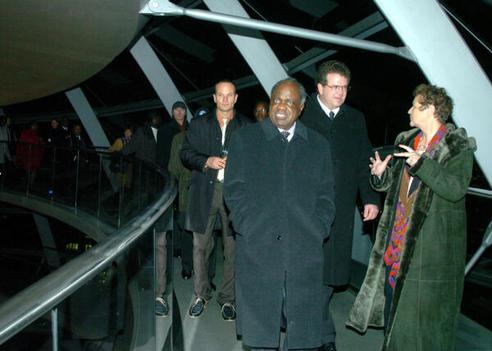 Pohamba, Hifikepunye; Däubler-Gmelin, Herta Reichstagsgebäude, Kuppel