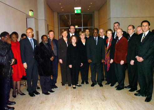 Pohamba, Hifikepunye; Däubler-Gmelin, Herta Reichstagsgebäude, Präsidialebene