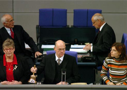 Lammert, Norbert; Golze, Diana; Westrich, Lydia Reichstagsgebäude, Plenarsaal