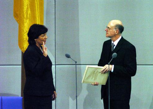Lammert, Norbert; Schmidt, Ulla Reichstagsgebäude, Plenarsaal