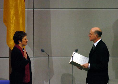 Lammert, Norbert; Zypries, Brigitte Reichstagsgebäude, Plenarsaal