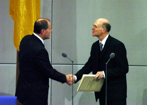 Lammert, Norbert; Steinbrück, Peer Reichstagsgebäude, Plenarsaal