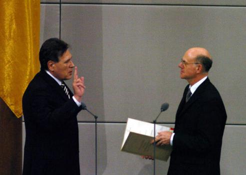 Lammert, Norbert; Glos, Michael Reichstagsgebäude, Plenarsaal
