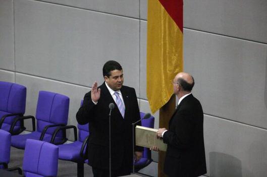 Gabriel, Sigmar; Lammert, Norbert Reichstagsgebäude, Plenarsaal