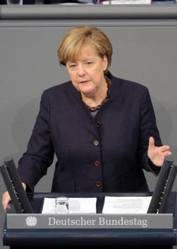 Merkel, Angela Reichstagsgebäude, Plenarsaal