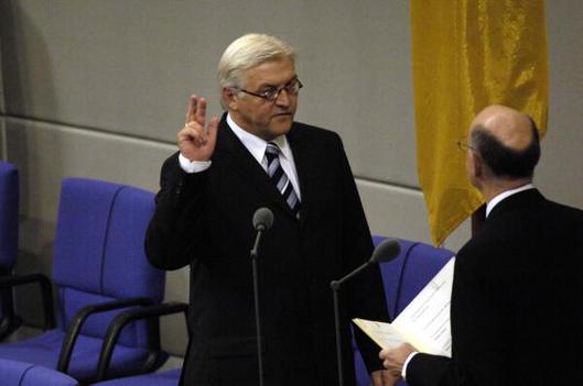Steinmeier, Frank-Walter; Lammert, Norbert Reichstagsgebäude, Plenarsaal